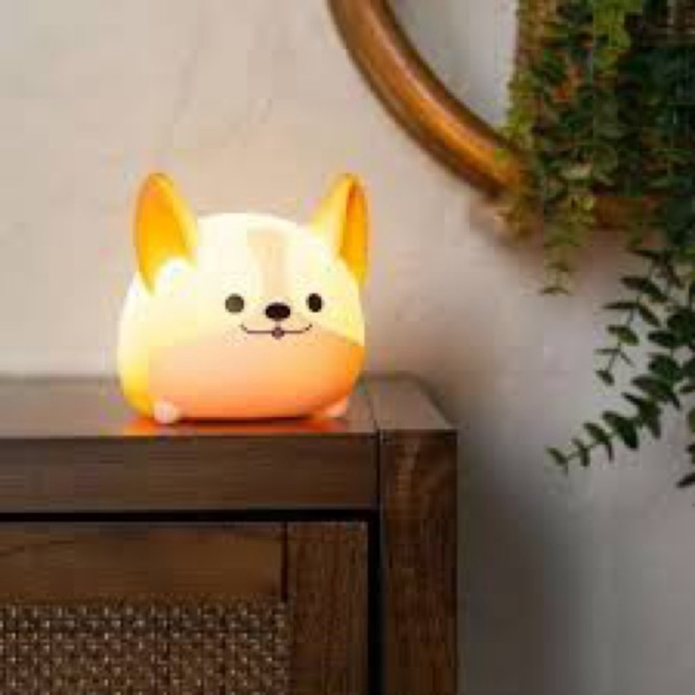 NIB SMOKO Corgi Dog Ambient Night Light Wireless